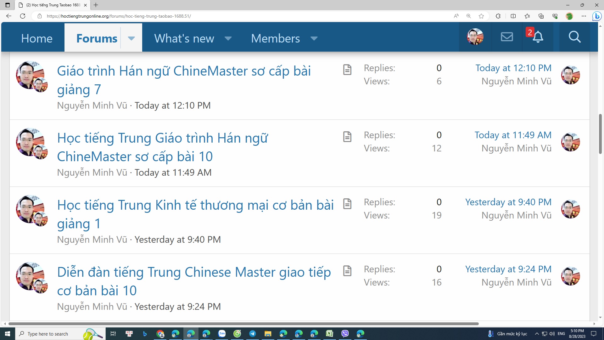 TOP 1 Diễn đàn tiếng Trung uy tín nhất ChineMaster Chinese Master